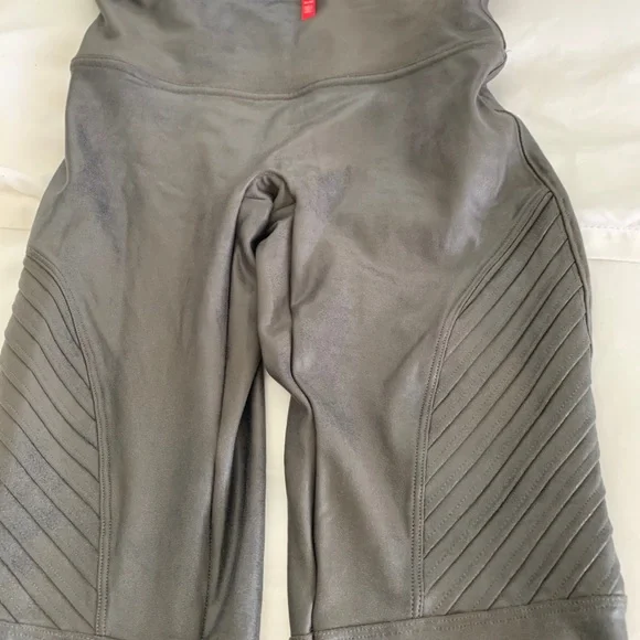 Spanx Moto Faux Leather Leggings - Picture 3 of 5